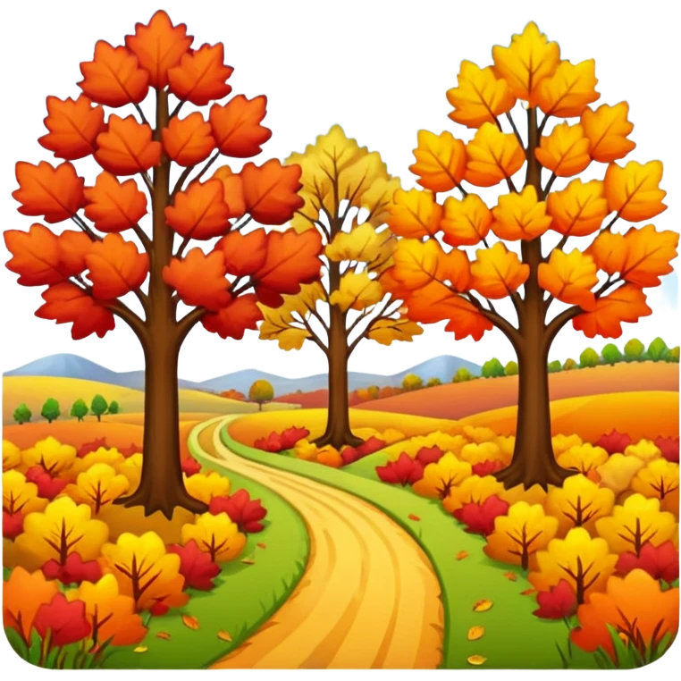fall landscape emoji