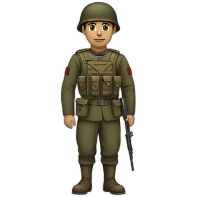 Armenian soldier emoji