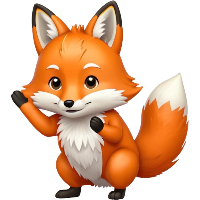 fox clapping emoji