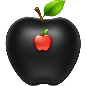 Apple 14 pro black  emoji