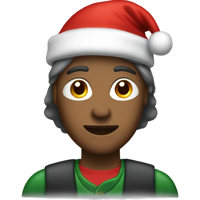HR person with a christmas hat emoji