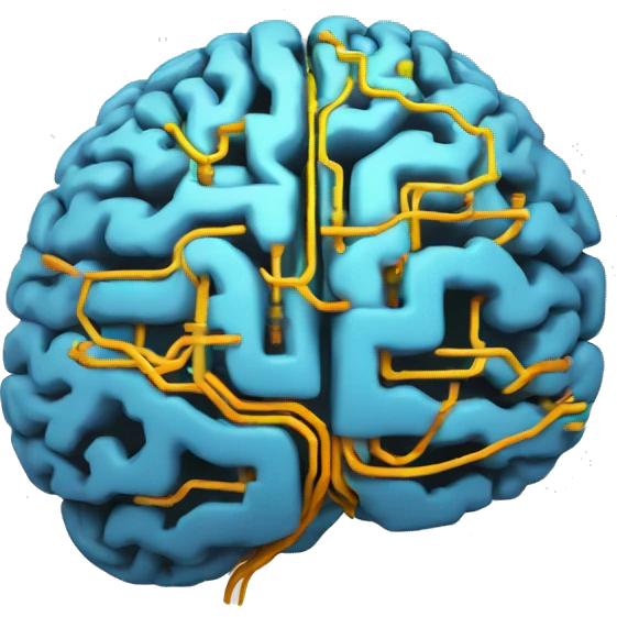 brain with circuitry emoji