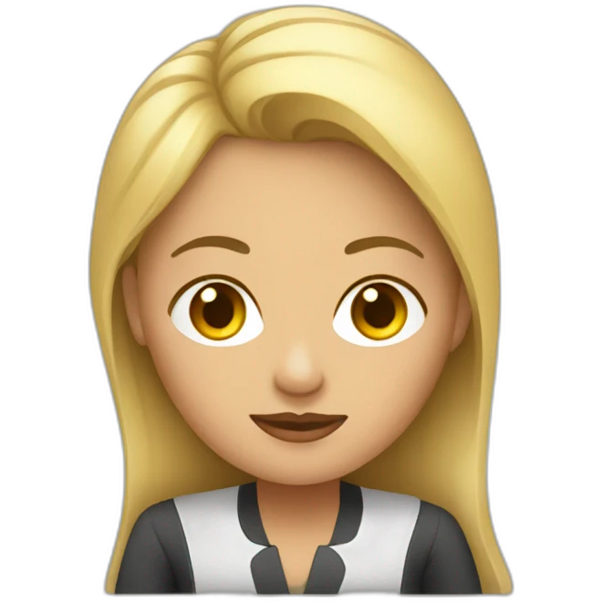 Mujer rubia mayor emoji