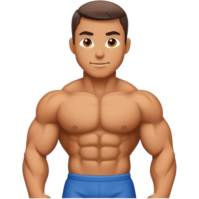 muscular body emoji