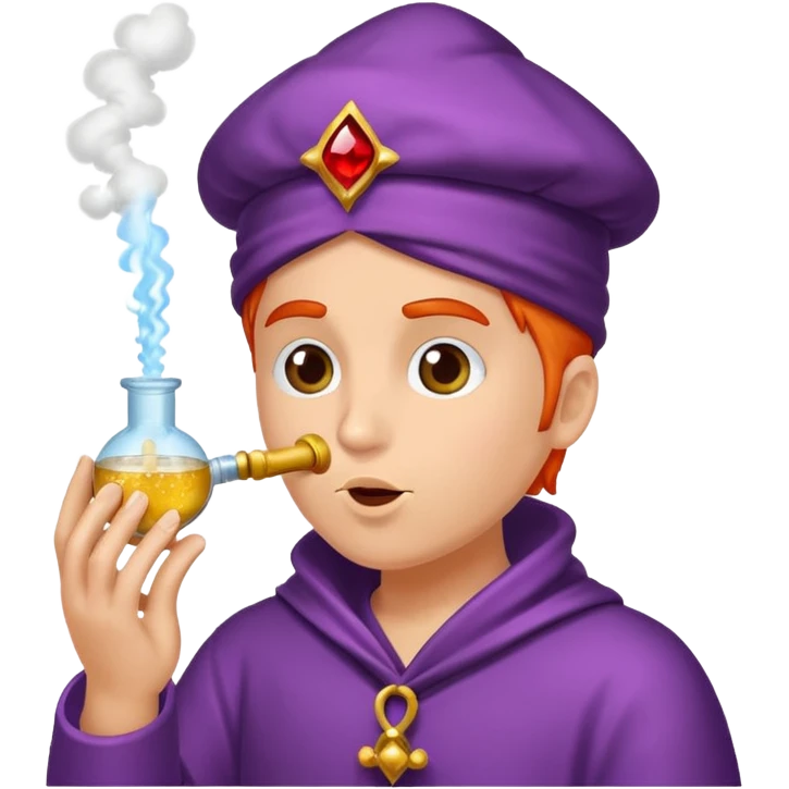 potion maker blowing kiss made of spark dust emoji