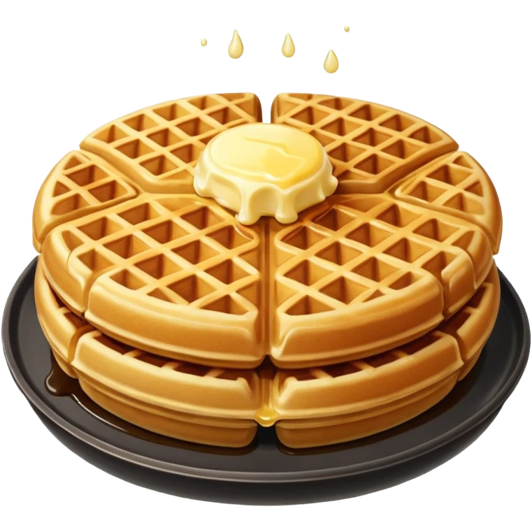 round waffle emoji