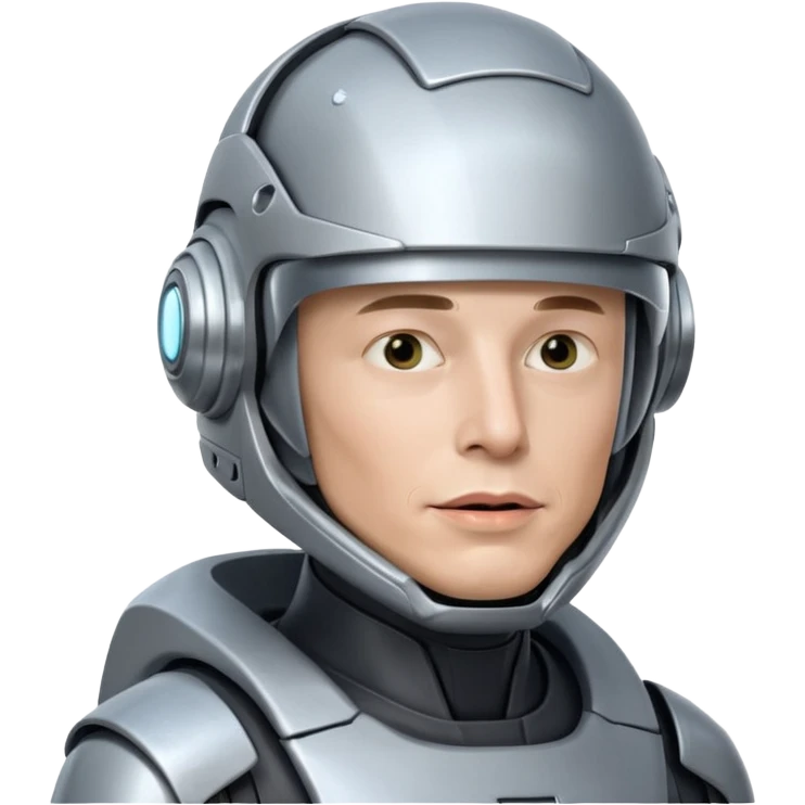 Elon musk as a cyber truck emoji
