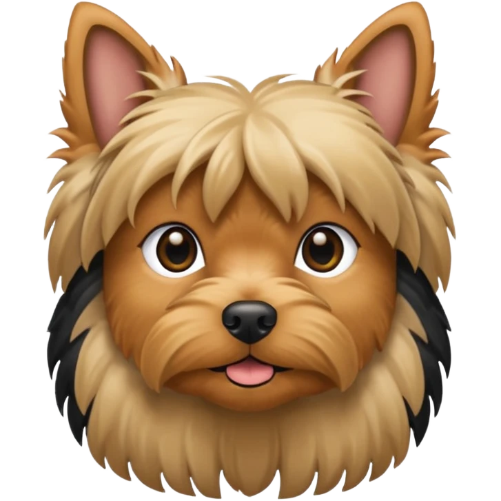 Yorkie wiht earht emoji