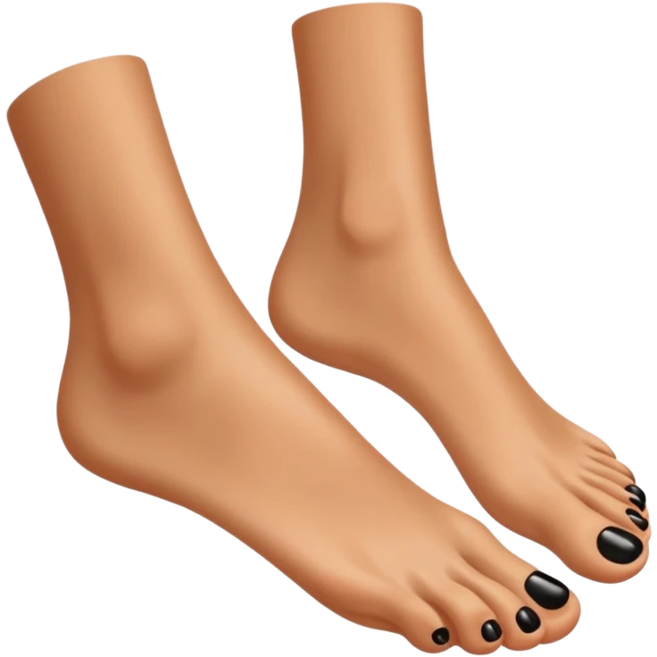 black toes emoji