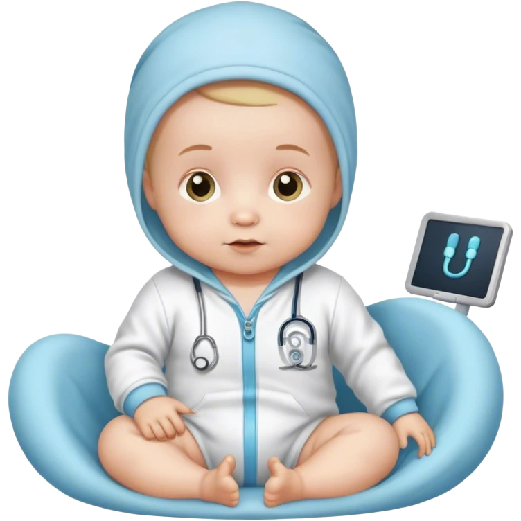 baby at the doctor emoji