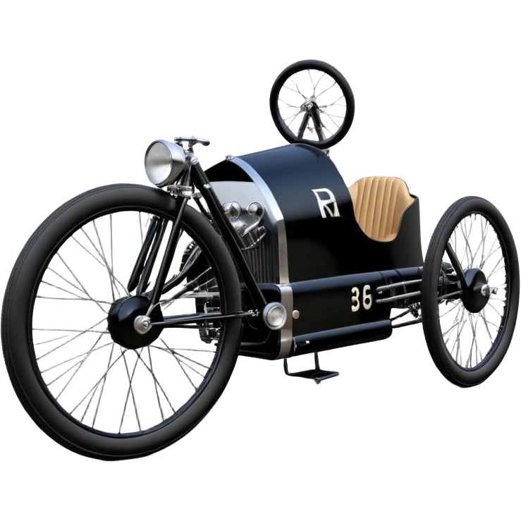  1931 Rolls Royce powerful racing cyclekart with advanced rugged independent suspension, power steering and disc brakes  emoji