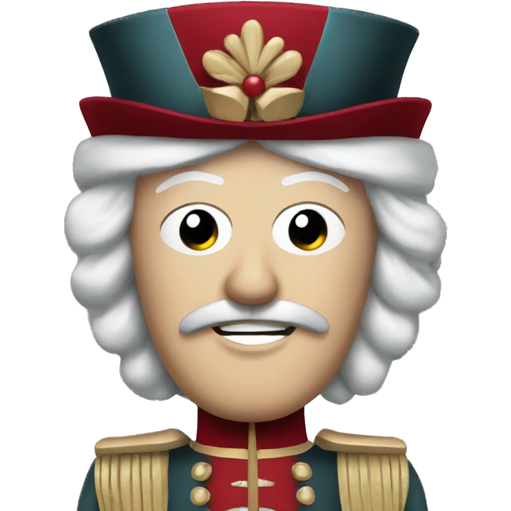 dark red nutcracker  emoji