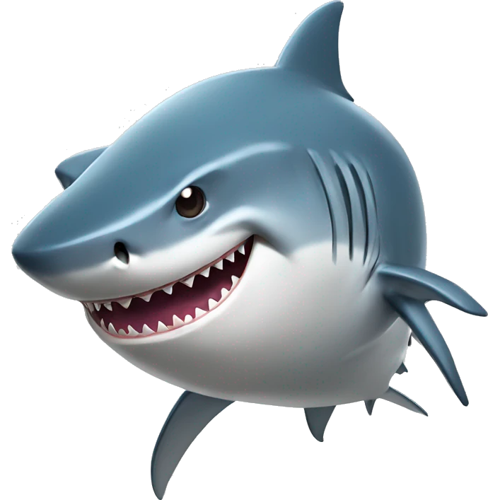 Shark wearing cap  emoji