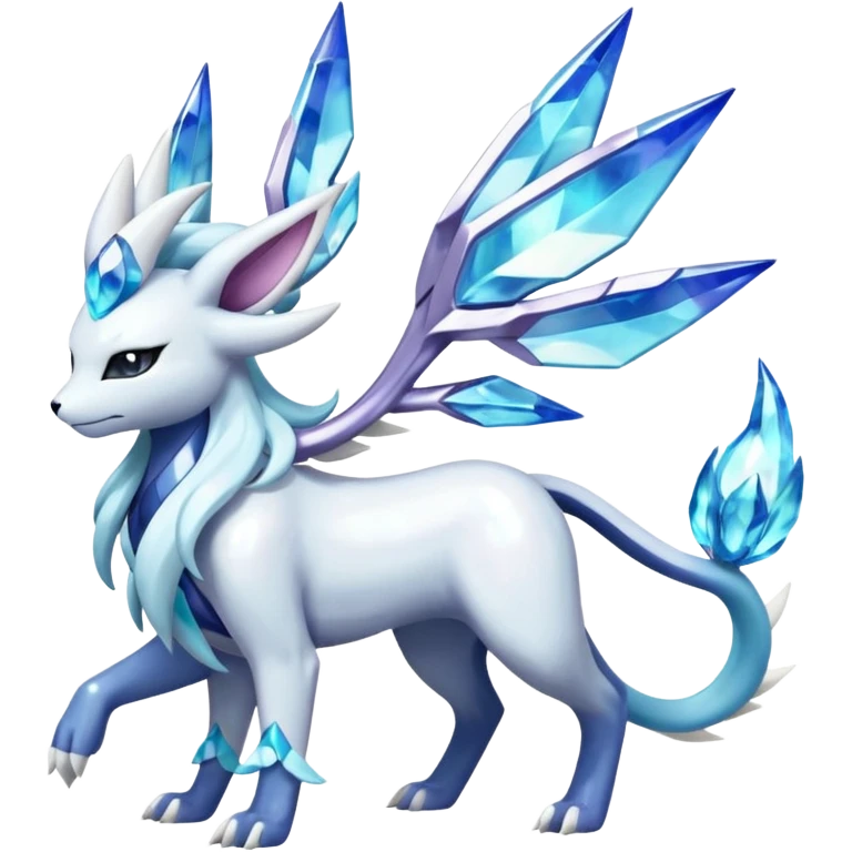 Primarina-Solgaleo-Glaceon-Suicune-Amaura-Dialga-fusion emoji