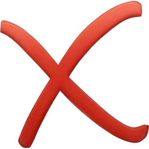 Red check mark emoji