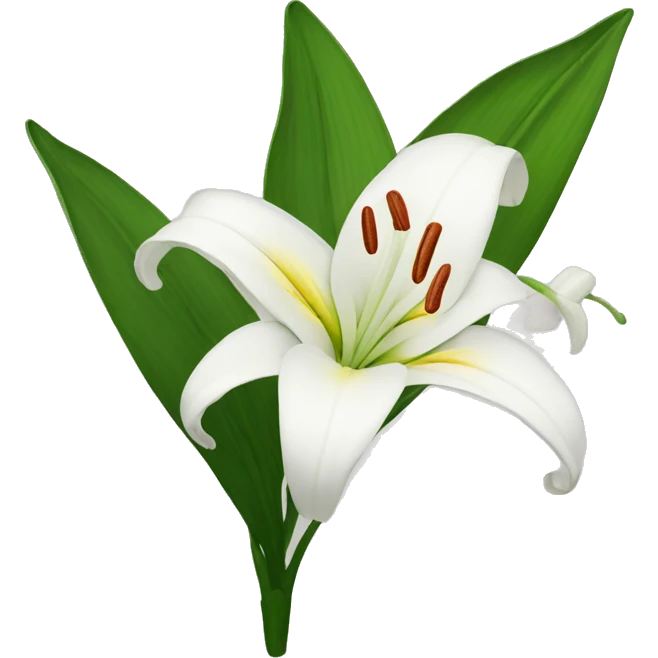 lily flower emoji