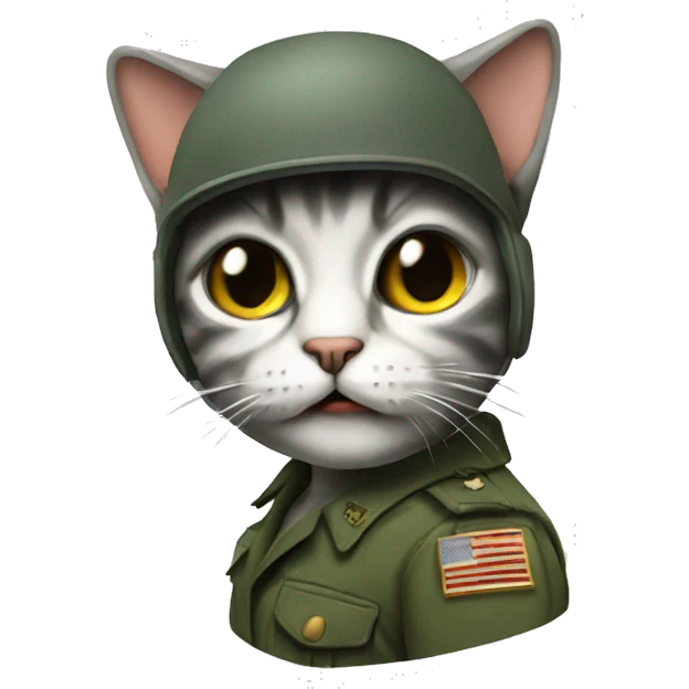 Cat  full metal jacket  emoji