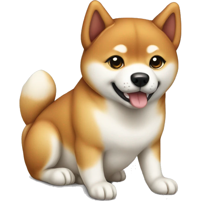 shiba inu sitting emoji
