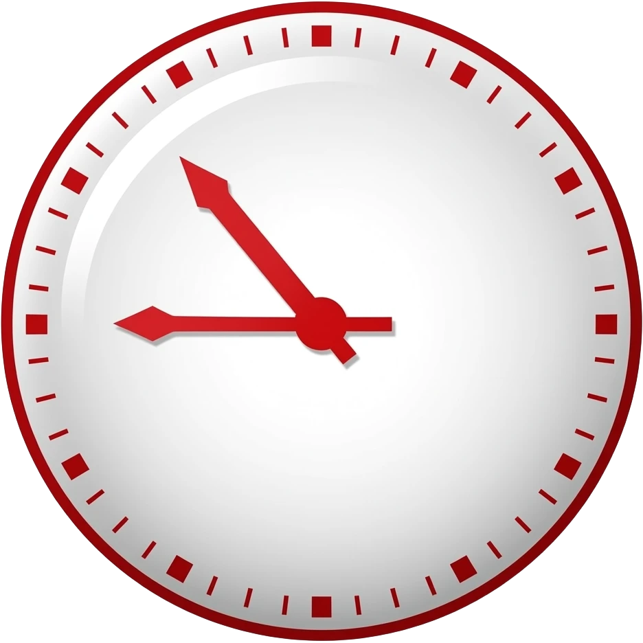 time management written in red ink in the style of the 100 emoji emoji