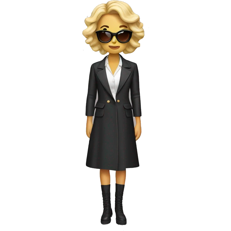 Runway British model emoji