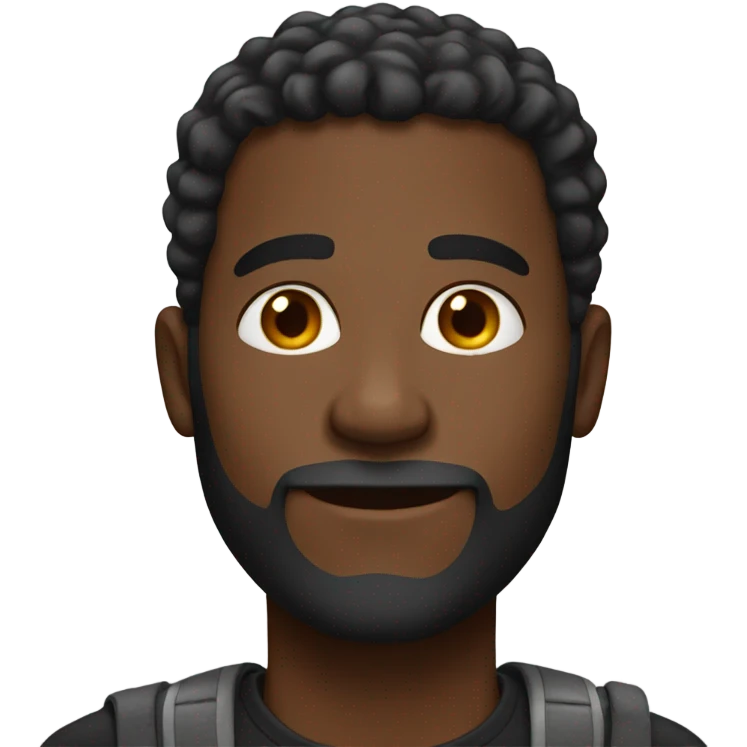 Black man emoji