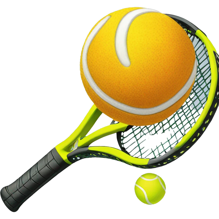 tennis racquet and ball emoji
