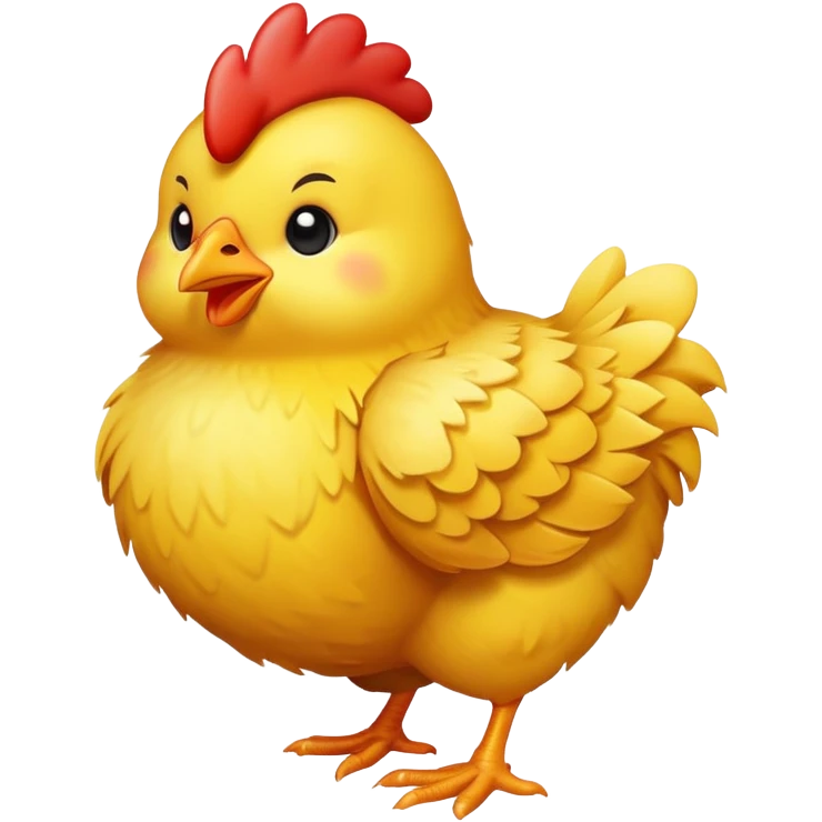 cute cartoon chicken emoji