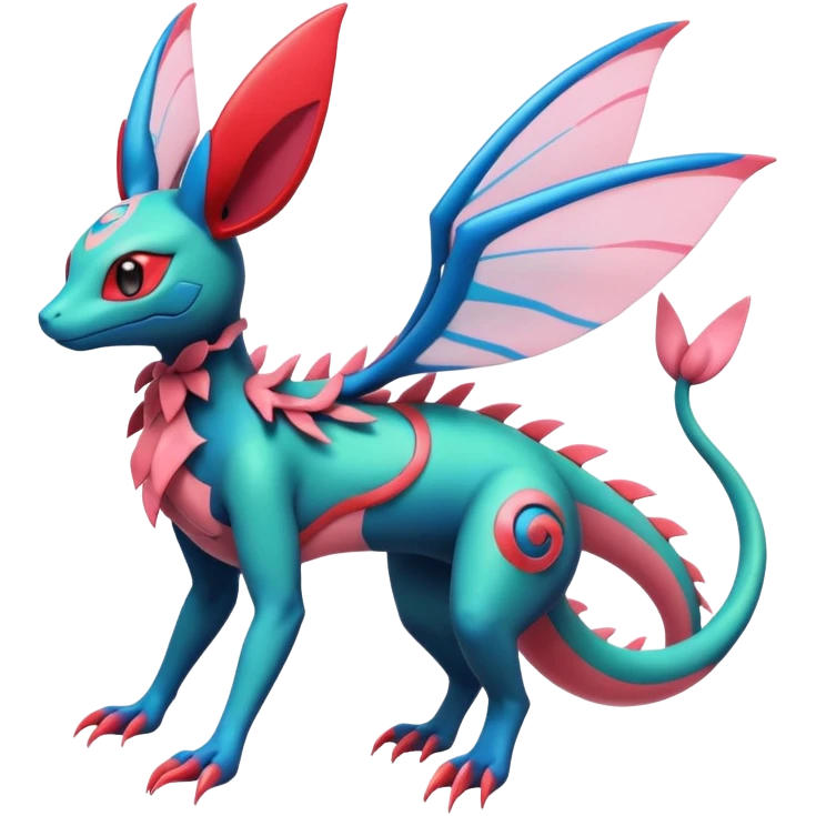 Salandit-Flygon-Sylveon-Umbreon-fusion-Pokémon-hybrid-creature  emoji