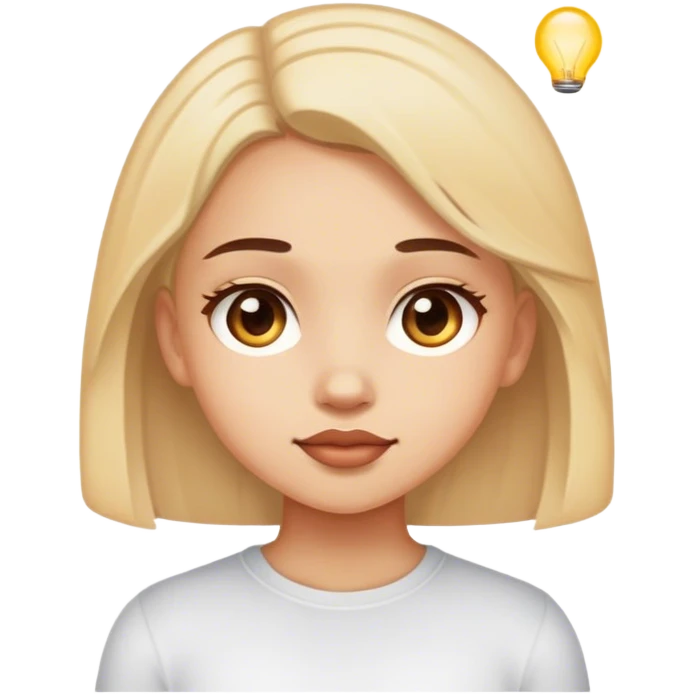 girl with a side picture  emoji