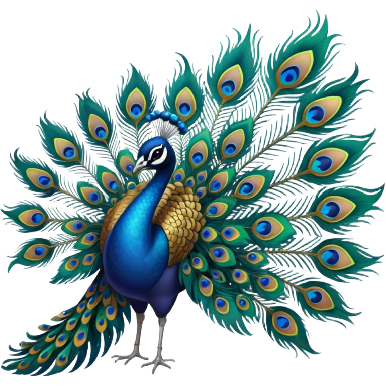peacock
 emoji