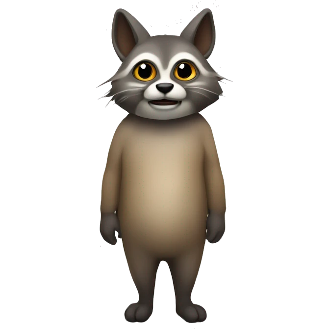 Mapache en la peluquería  emoji