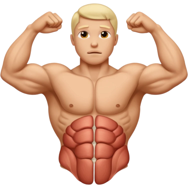 lats muscles tissues  emoji