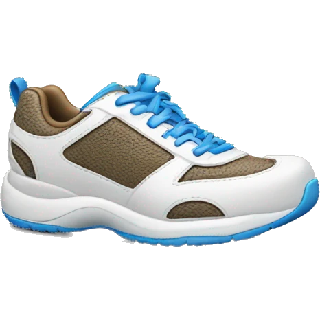 une chaussure avec un smatphone emoji