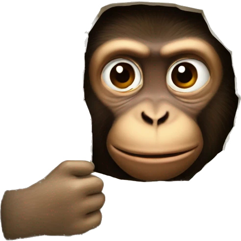 Peeping inside a room monkey emoji