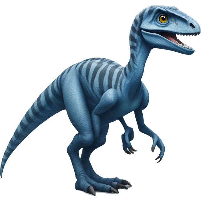 Velociraptor Blue from Jurassic World emoji