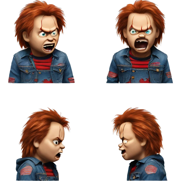 chucky spits  emoji