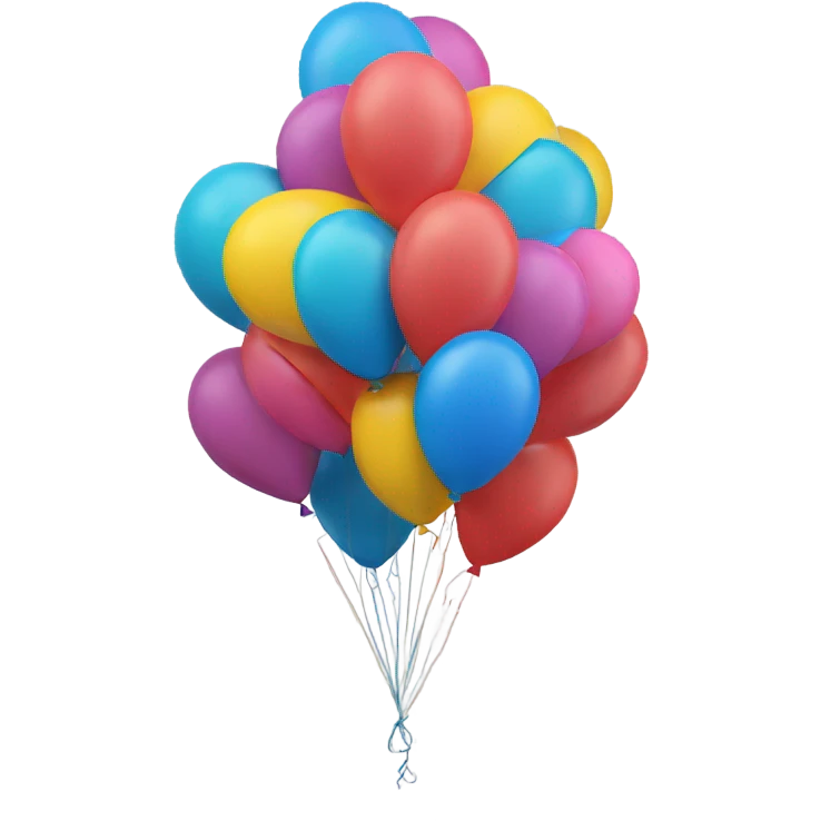 Modeling balloons emoji