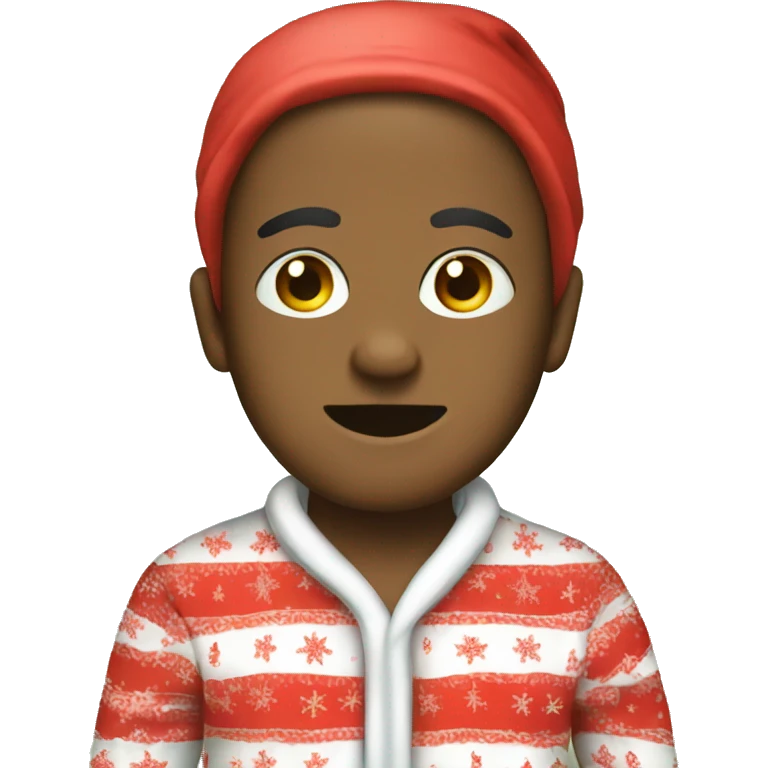 christmas pajamas emoji