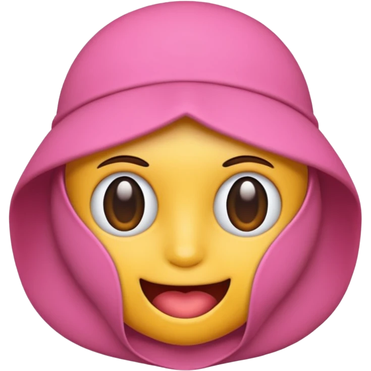 Розовый НЛО emoji