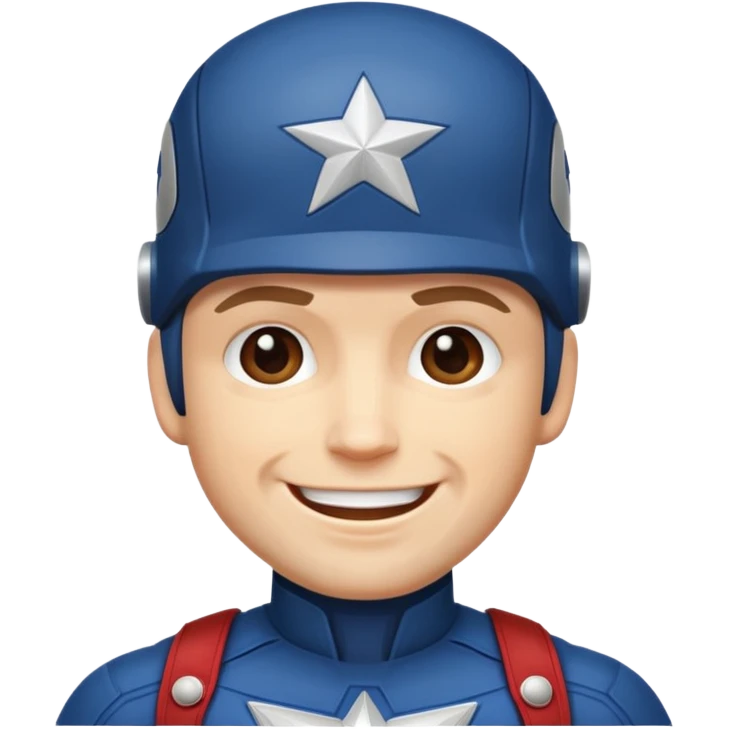 captain america FACE emoji