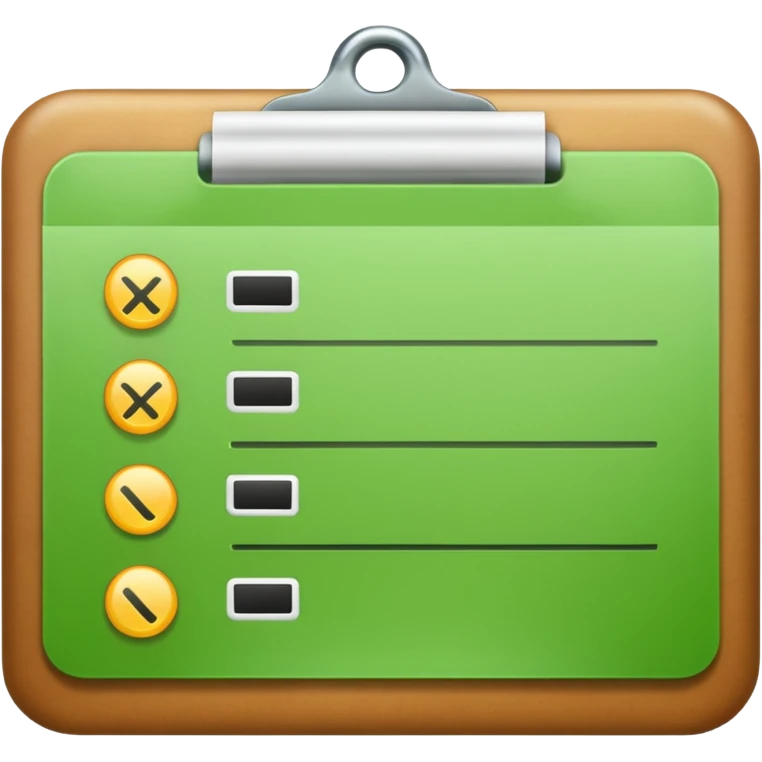 check list verde emoji