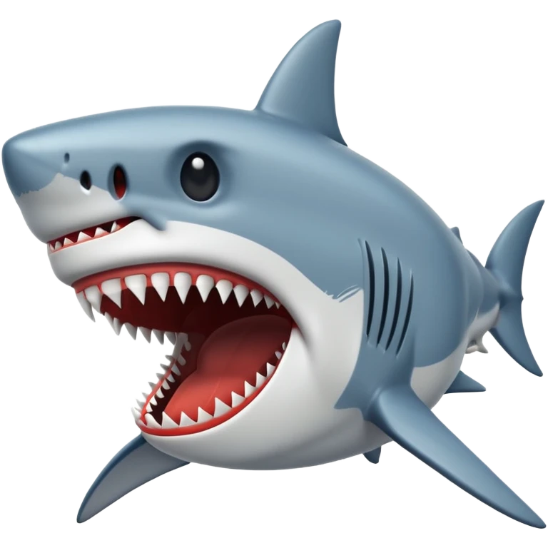Emoji of Jaws shark aka the shark on the jaws poster emoji