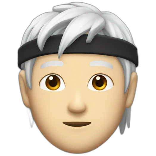 satoru gojo headband emoji