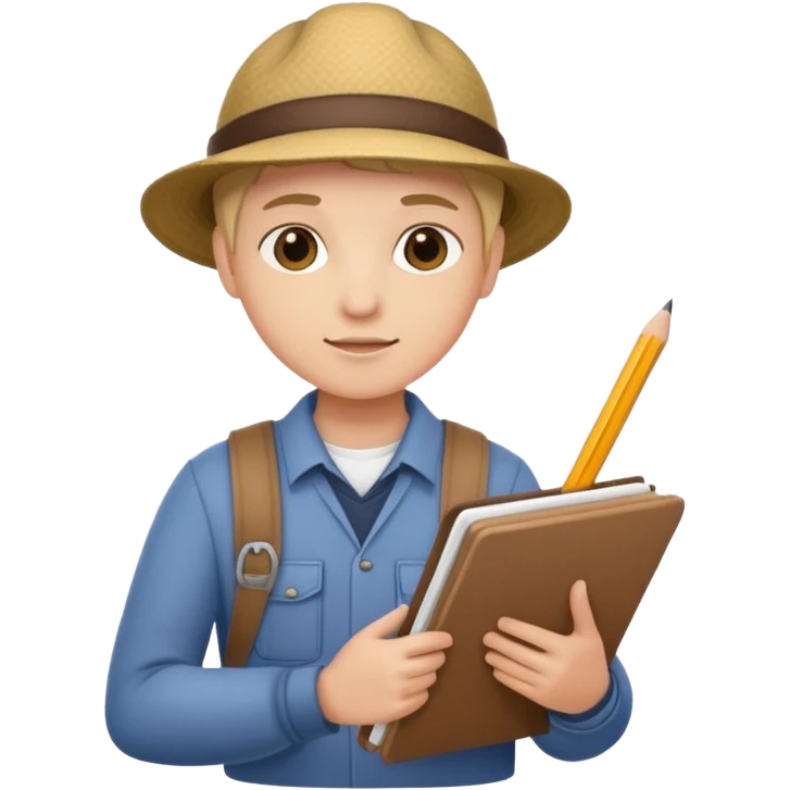 Landscape student emoji
