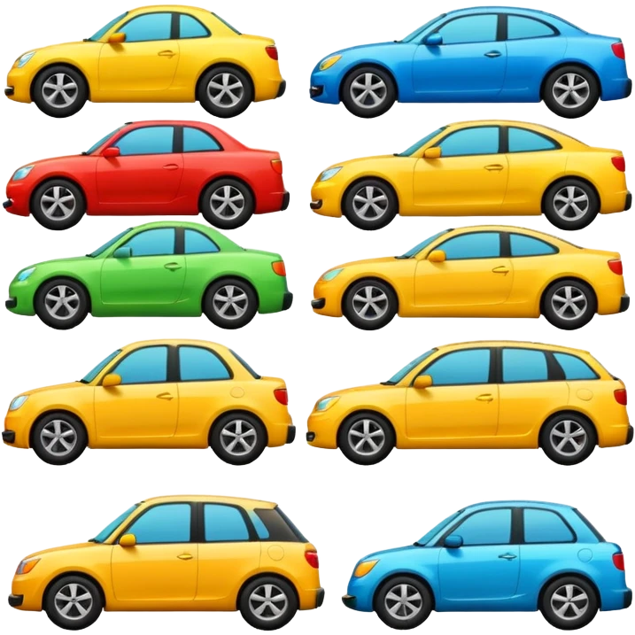 need emojis of cars from cartoons or movies and real life cars emoji