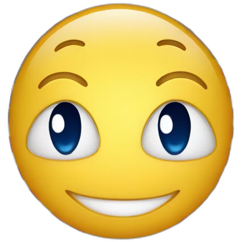 Happy emoji with stars instead eyes. Background is US flag emoji