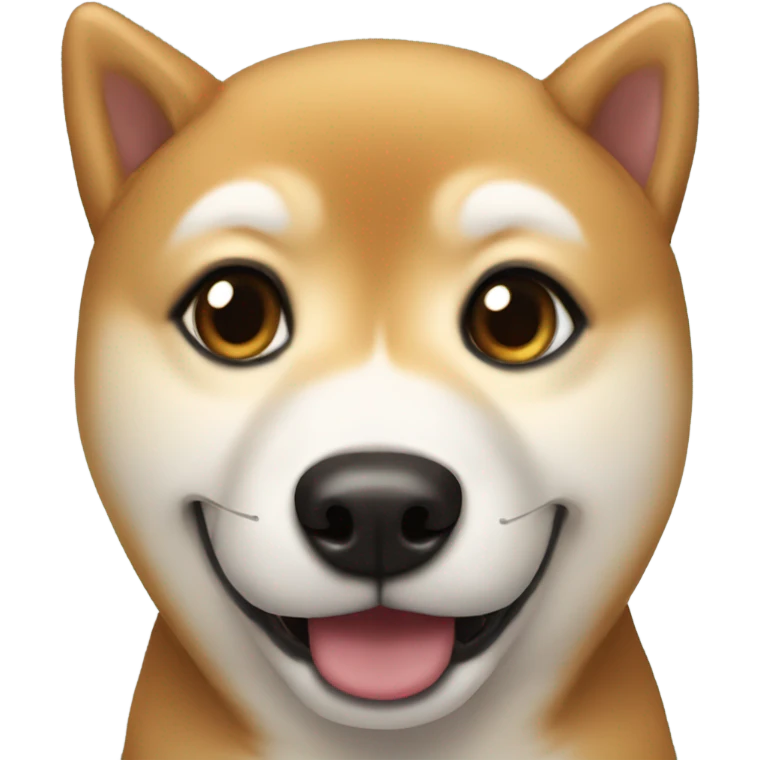 shiba inu looking at viewer emoji