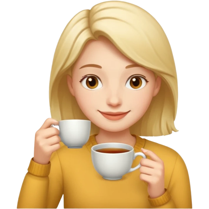 пити чай emoji