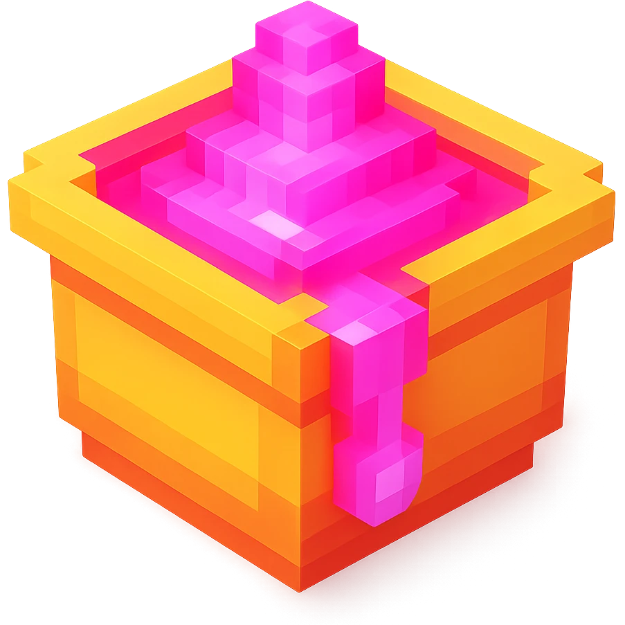 сделай соус из фастфуда розовый светящийся, no background  emoji