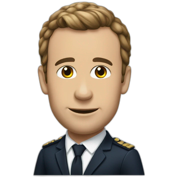 Macron homosexuel emoji